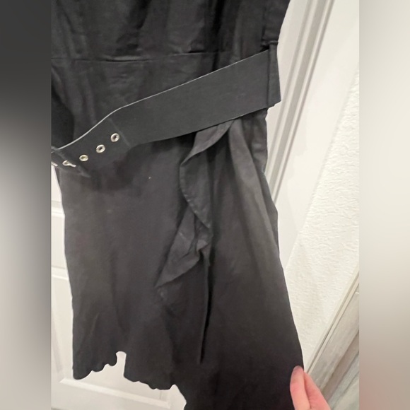 NWT frill midi little black dress. - Picture 5 of 7